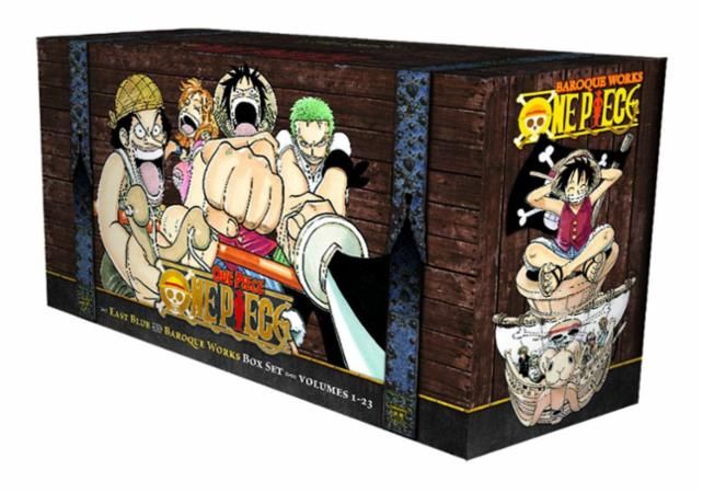 One Piece Box Set 1: East Blue and Baroque Works : Volumes 1-23 with Premium