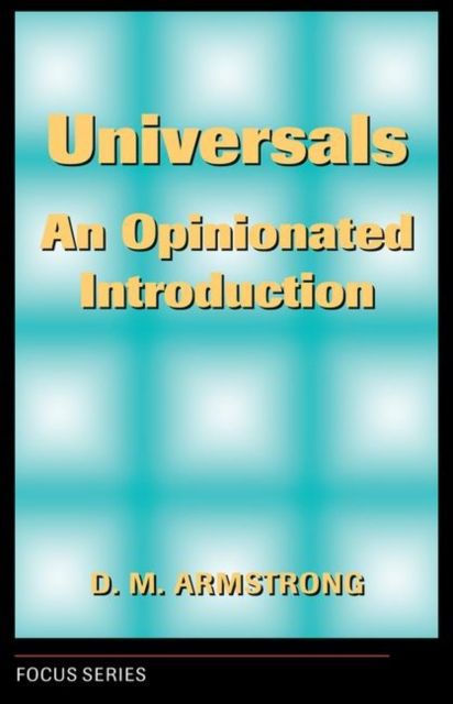 Universals : An Opinionated Introduction