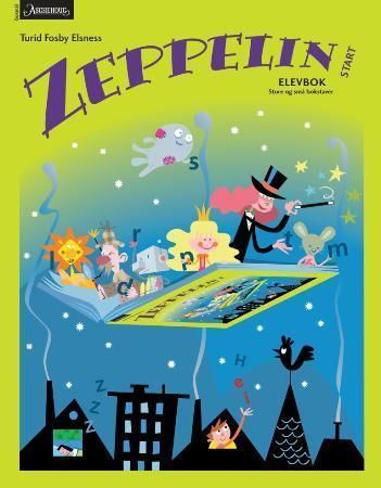 Forsidebilde av Zeppelin start : elevbok : store og små bokstaver : norsk for barnetrinnet