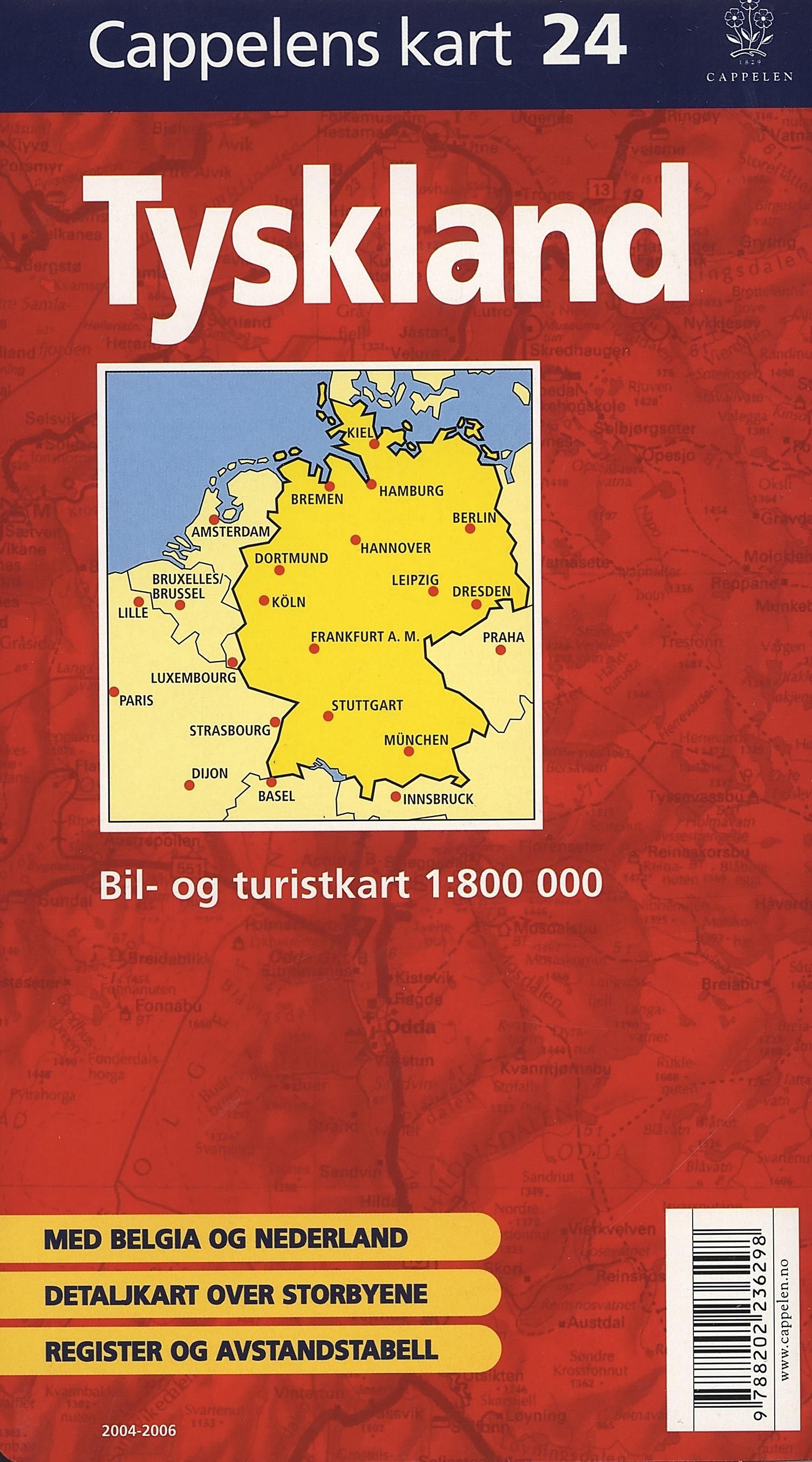 Tyskland : bil- og turistkart : 2004-2006