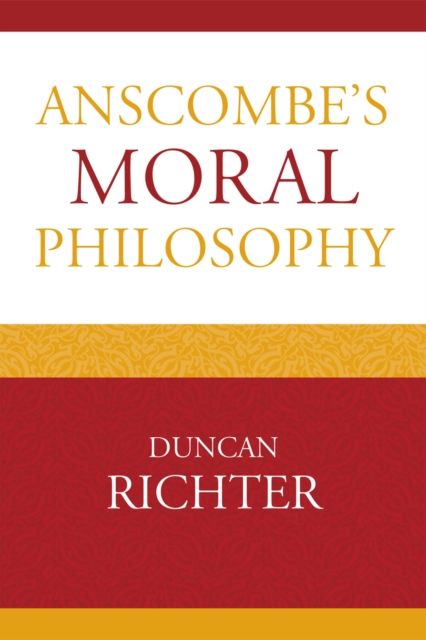 Forsidebilde av Anscombe's Moral Philosophy