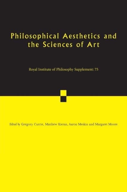 Philosophical Aesthetics and the Sciences of Art