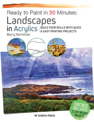 Landscapes in acrylics