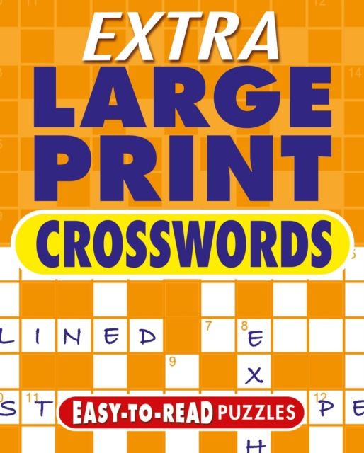 Extra Large Print Crosswords : Easy to Read Puzzles