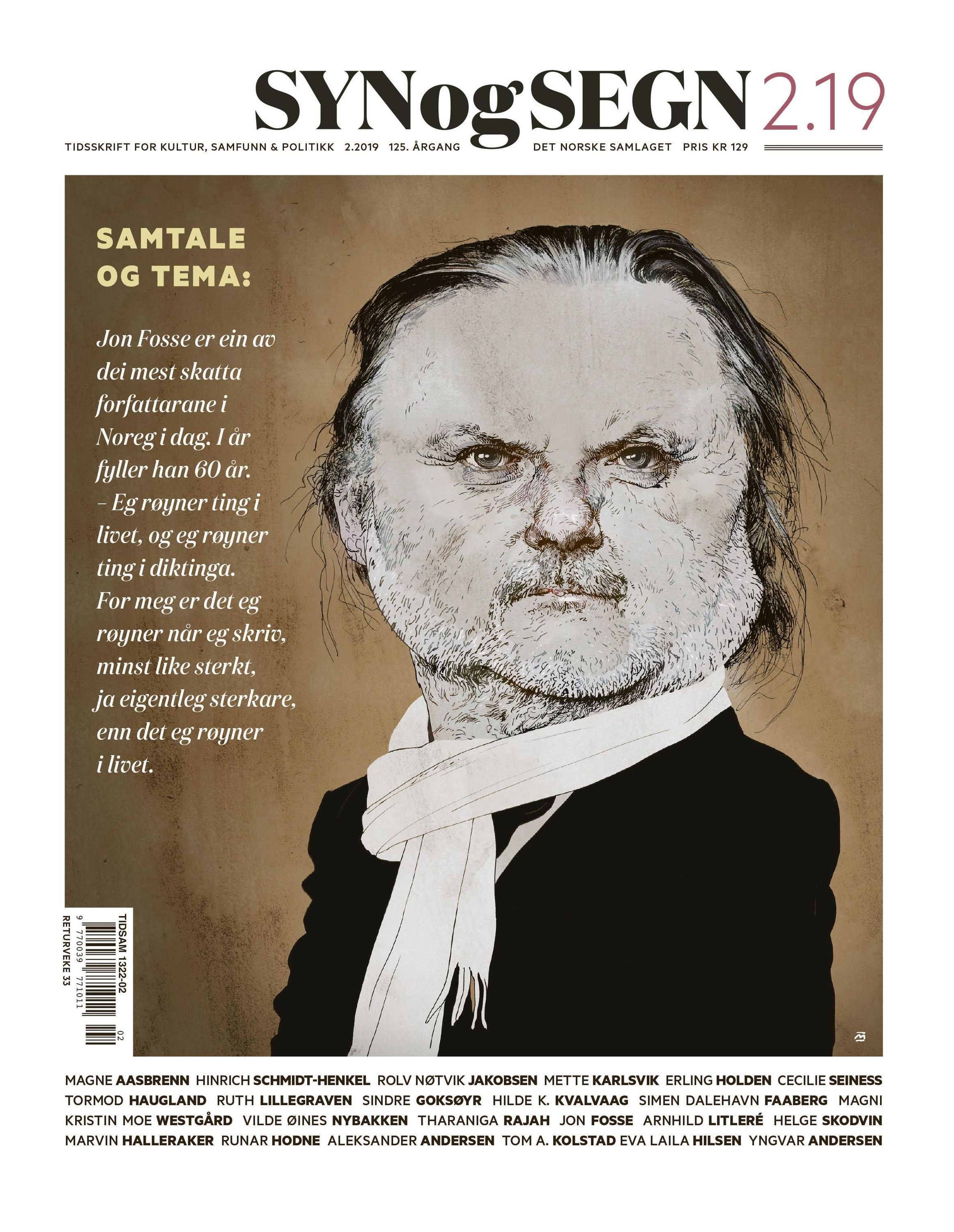 Syn og segn. Hefte 2-2019 : tidsskrift for kultur, samfunn & politikk