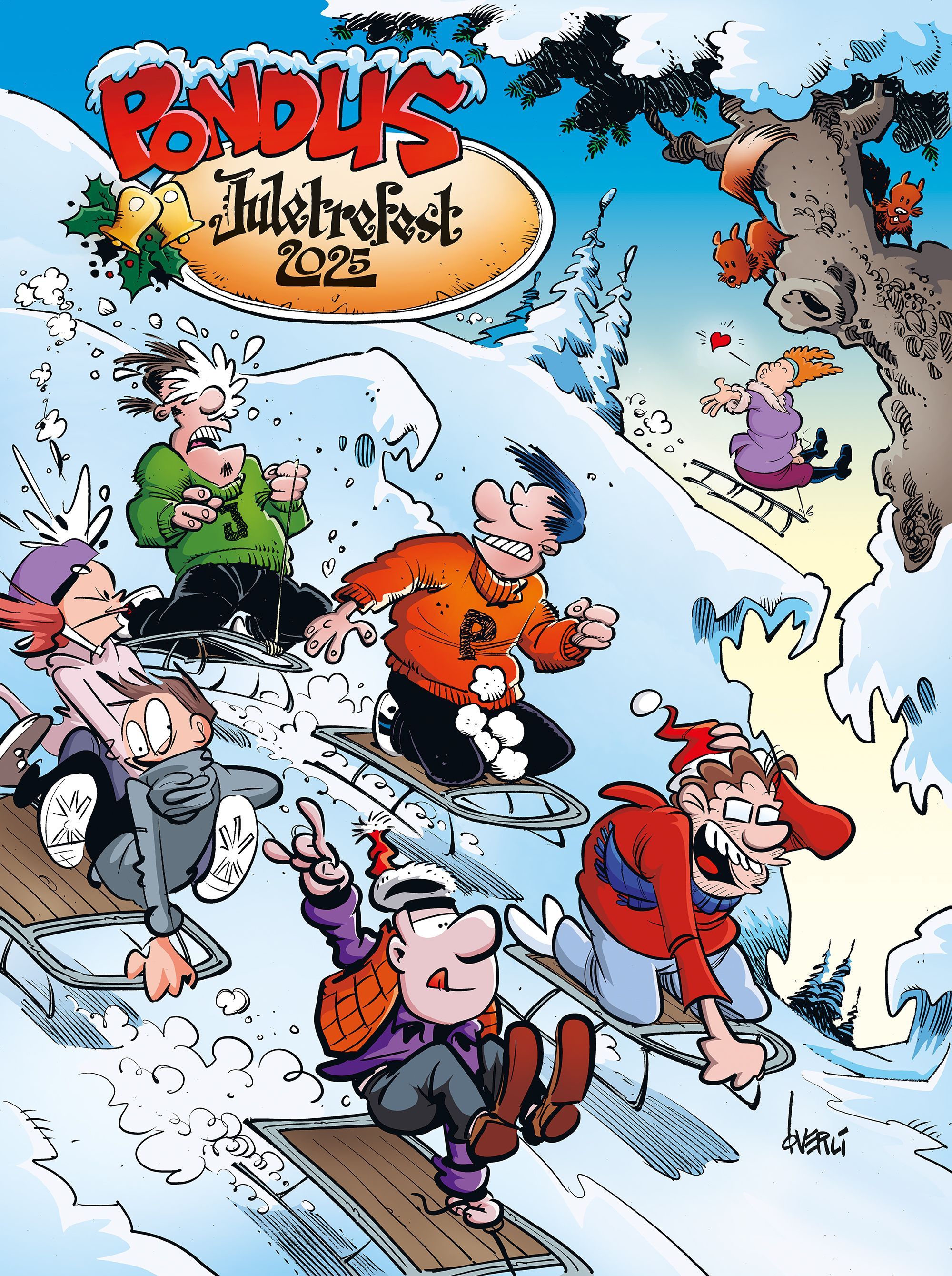 Forsidebilde av Pondus juletrefest 2025