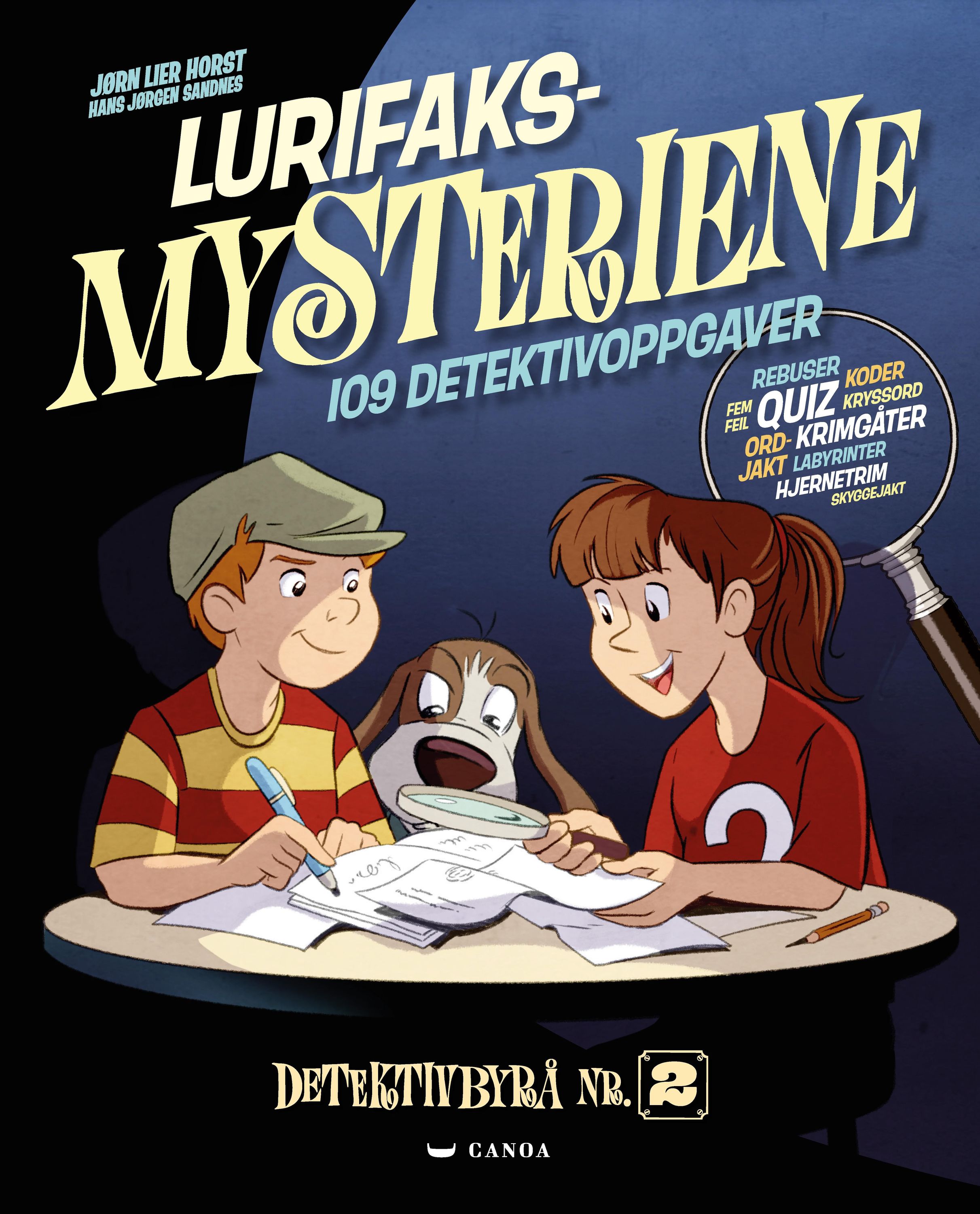 Lurifaksmysteriene : 109 detektivoppgaver
