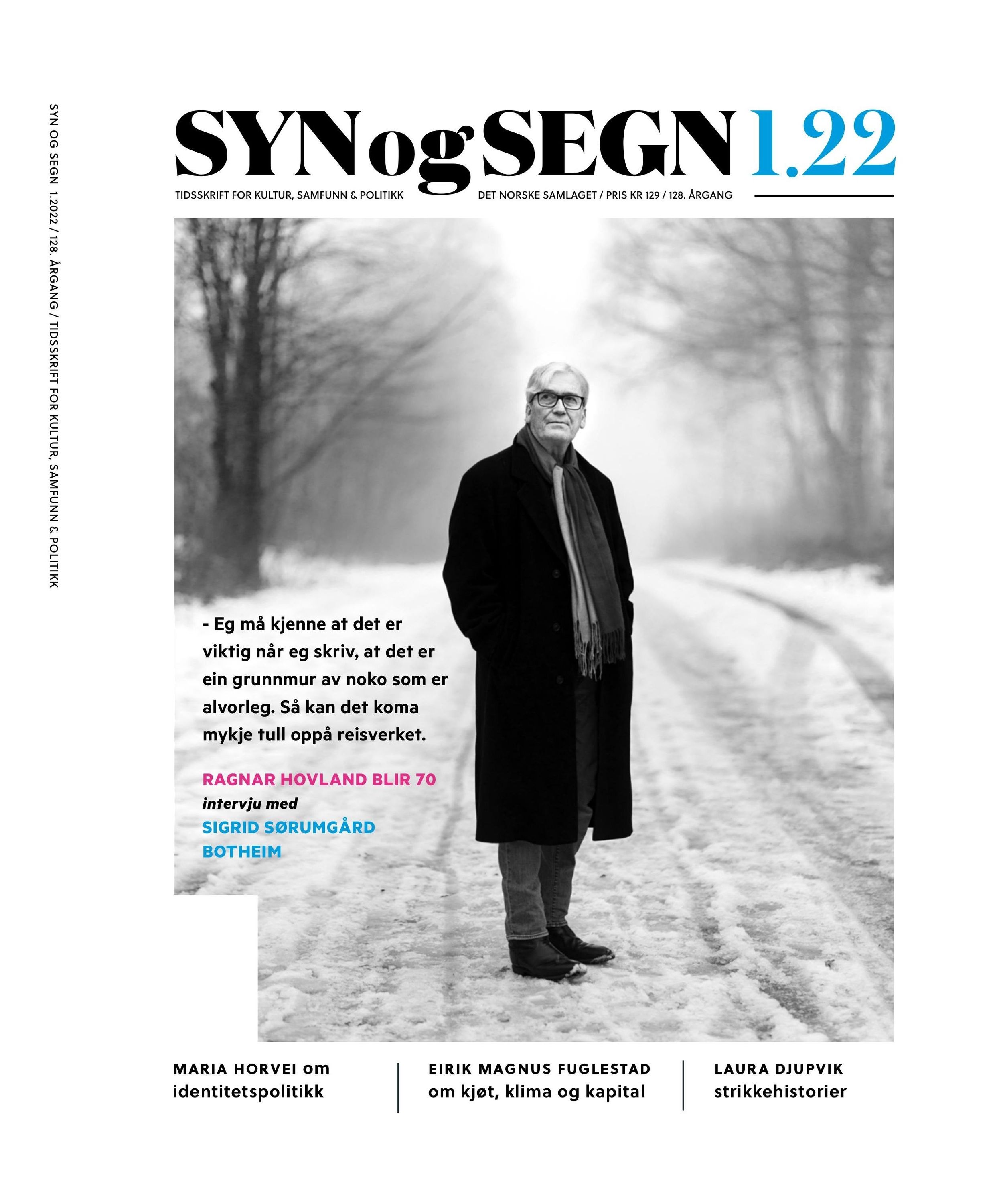 Syn og segn. Hefte 1-2022 : tidsskrift for kultur, samfunn & politikk
