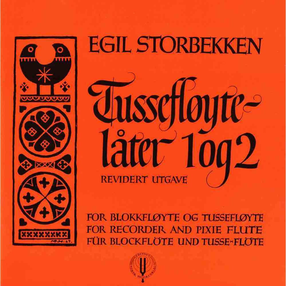 Forsidebilde av Tussefløytelåter 1 og 2 : for blokkfløyte og tussefløyte