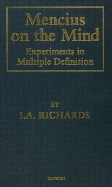 Mencius on the Mind : Experiments in Multiple Definition