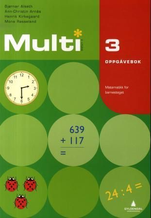 Multi 3, 2. utgåve : matematikk for barnesteget. Oppgåvebok