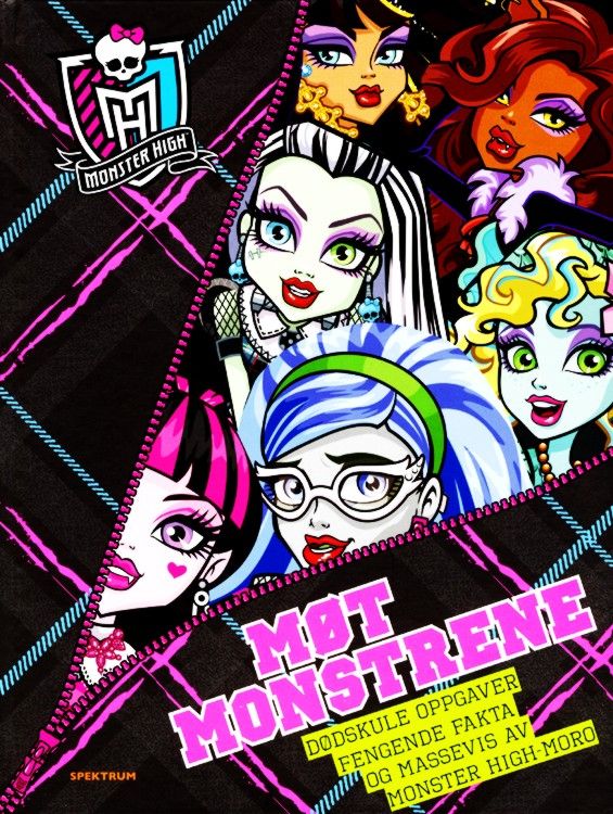 Møt monstrene : dødskule oppgaver, fengende faka og massevis av monster high-moro