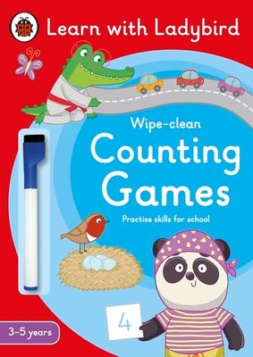 Counting Games: A Learn with Ladybird Wipe-clean Activity Book (3-5 years) : Ideal for home learning (EYFS)