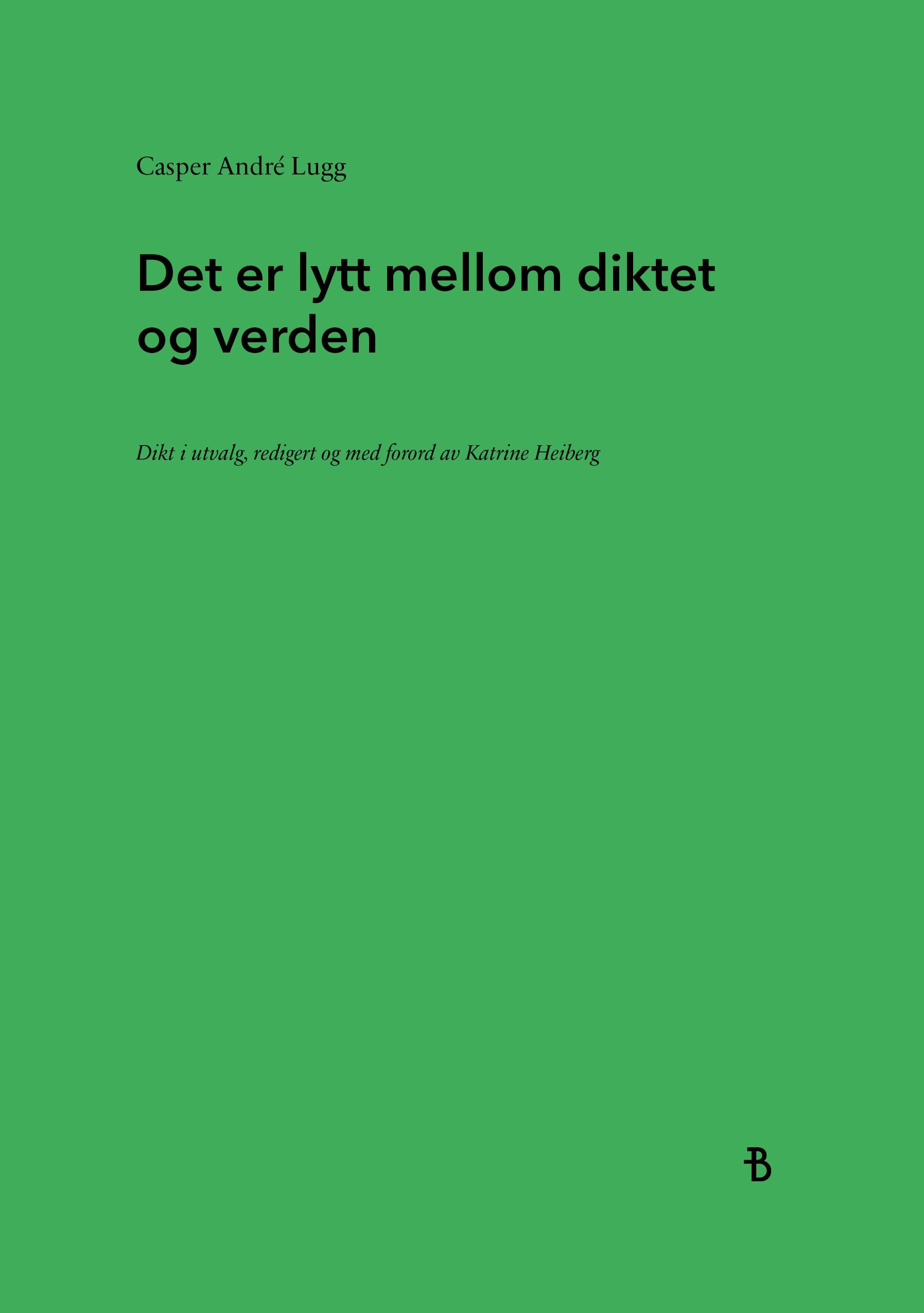 Det er lytt mellom diktet og verden