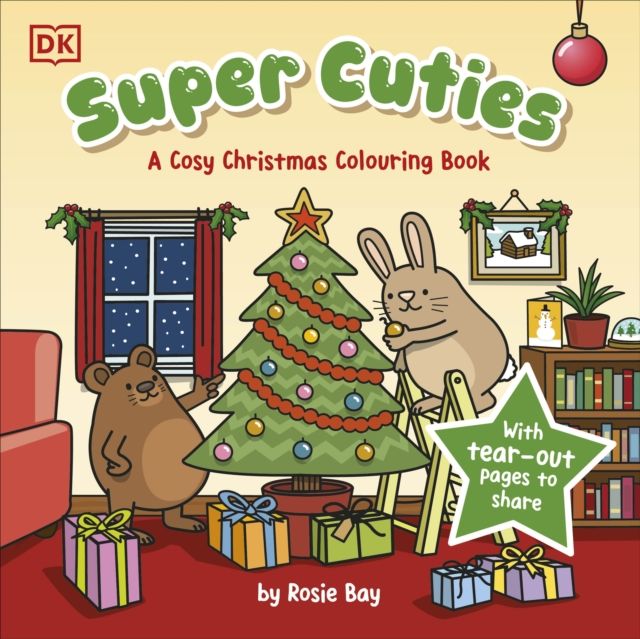Super Cuties A Cosy Christmas Colouring Book : 30 Cute and Festive Illustrations For All Ages