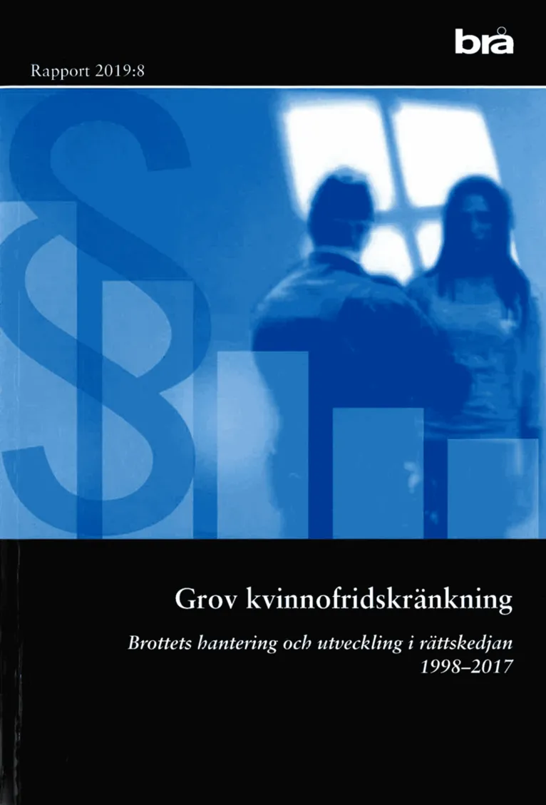 Forsidebilde av Grov kvinnofridskränkning. Brå rapport 2019:8