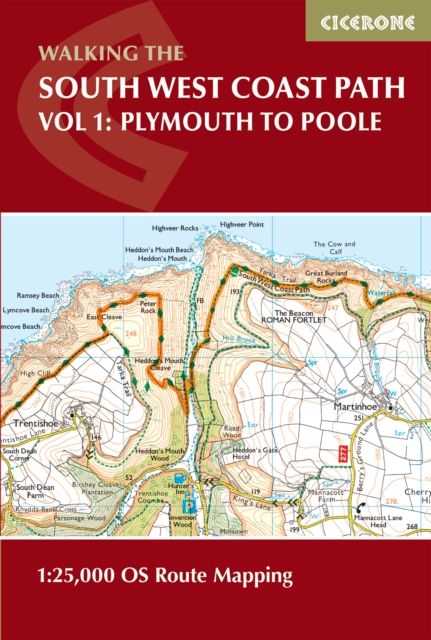 South West Coast Path Map Booklet - Vol 1: Minehead to St Ives : 1:25,000 OS Route Mapping