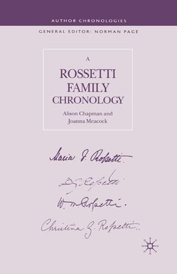 A Rossetti Family Chronology