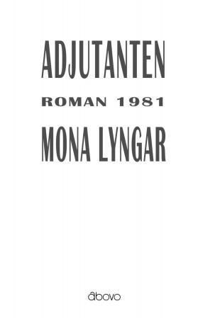 Forsidebilde av Adjutanten : roman