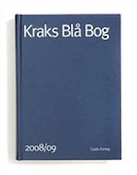 Forsidebilde av Kraks blå bog 2008/09 : 8.019 biografier over nulevende danske, færøske og grønlandske kvinder og mænd