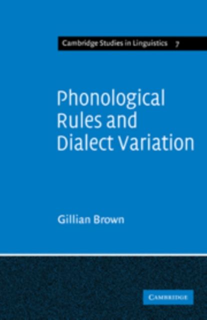 Phonological Rules and Dialect Variation : A Study of the Phonology of Lumasaaba