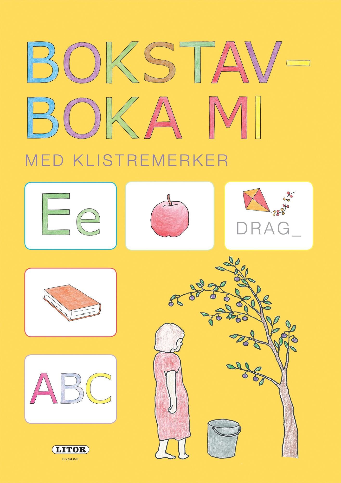 Bokstavboka mi med klistremerker