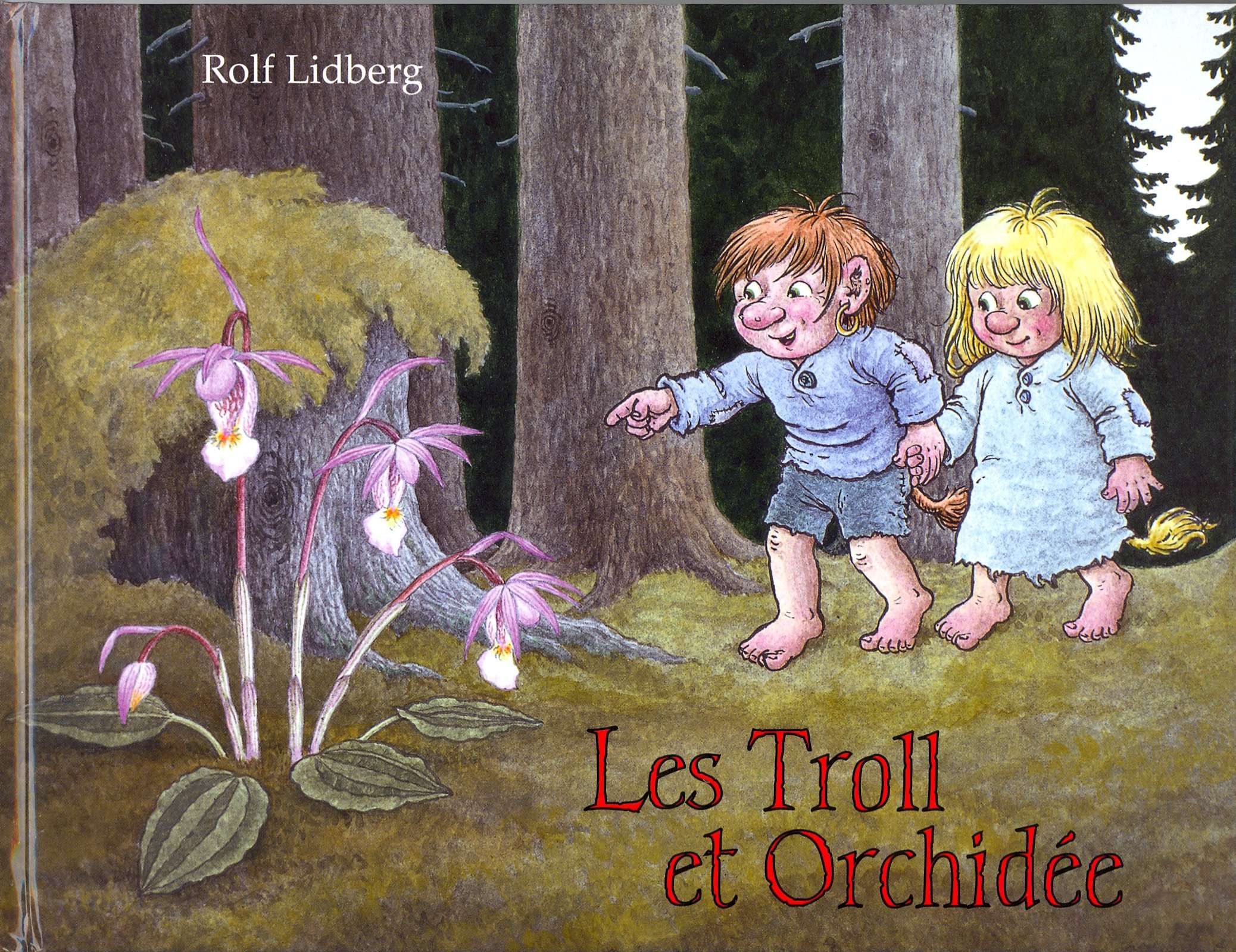 Les troll et orchidée