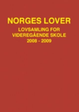 Norges lover : lovsamling for videregående skoler : 2008-2009