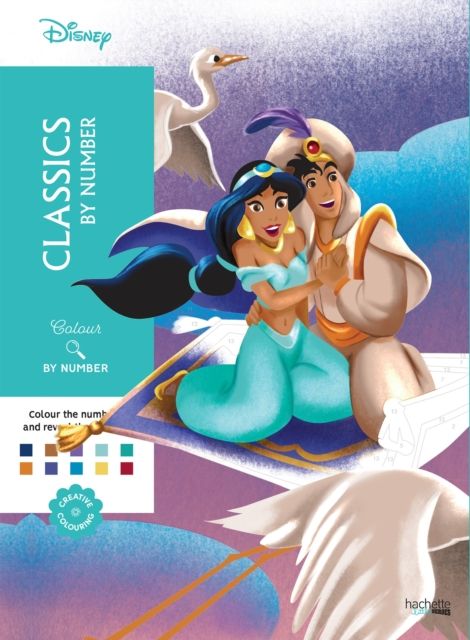 Mystery Colouring - Classics by Number : Reveal iconic Disney characters with colour by number