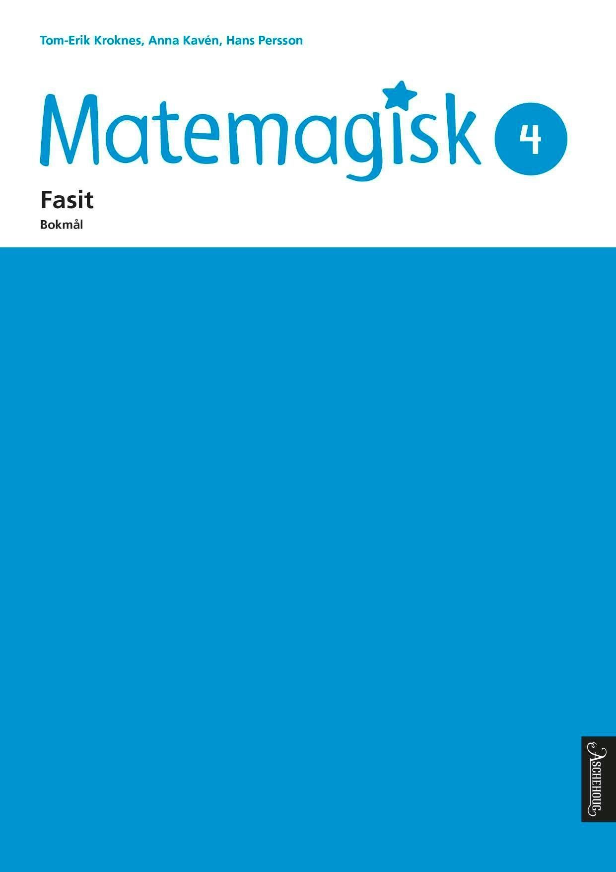 Matemagisk 4. Fasit