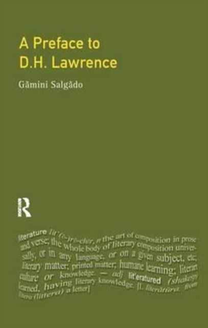 A Preface to Lawrence