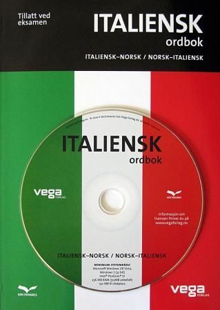 Italiensk ordbok : italiensk-norsk/norsk-italiensk