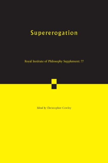 Supererogation