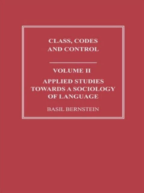 Applied Studies Towards a Sociology of Language