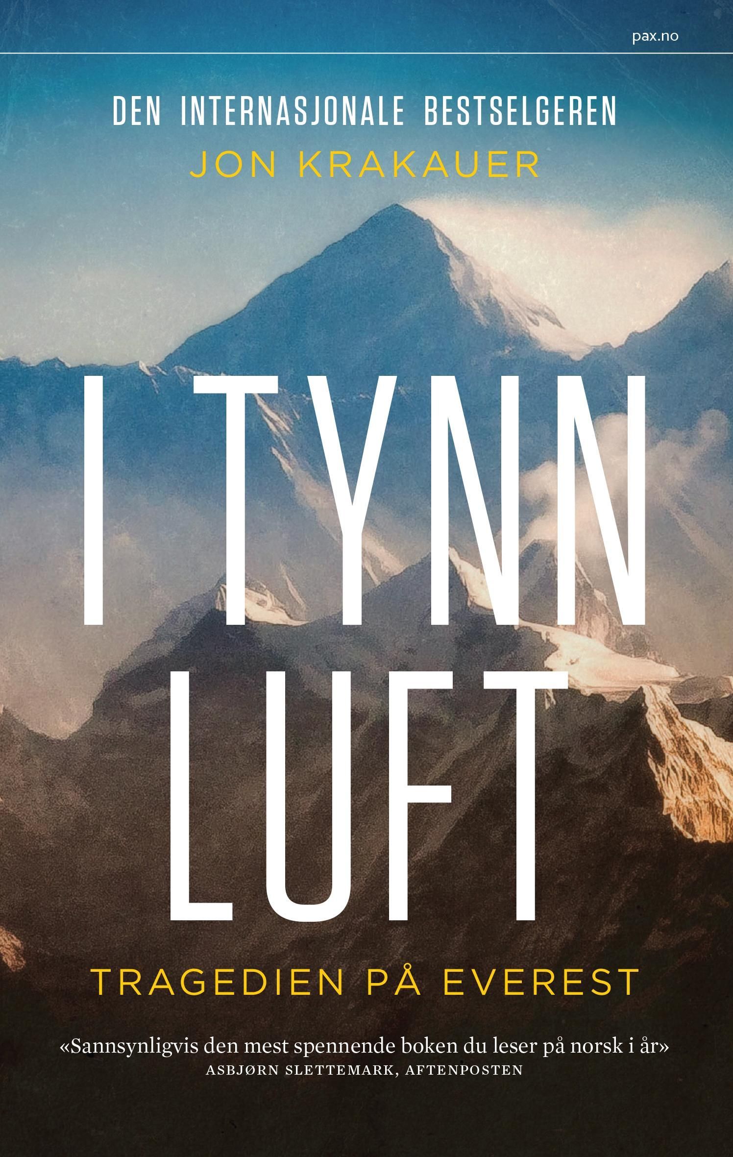 I tynn luft : tragedien på Everest