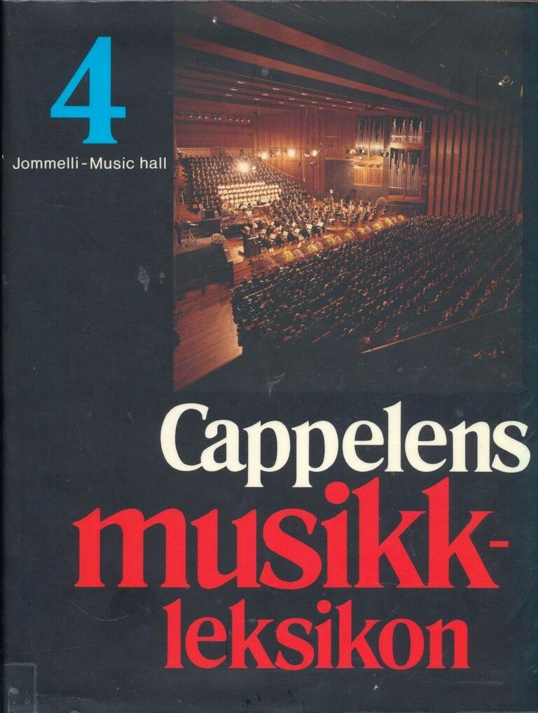Forsidebilde av Cappelens musikkleksikon. Bd. 4
