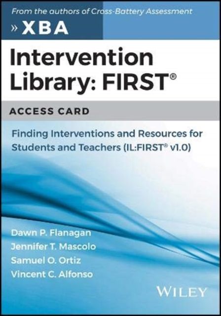 Intervention Library : Finding Interventions and Resources for Students and Teachers (IL:FIRST v1.0)