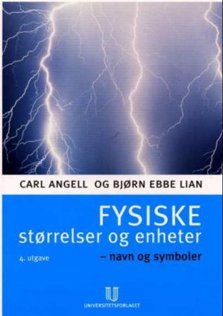 Fysiske størrelser og enheter : navn og symboler