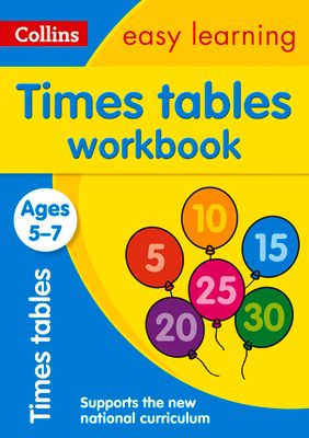 Times tables workbook : ages 5-7