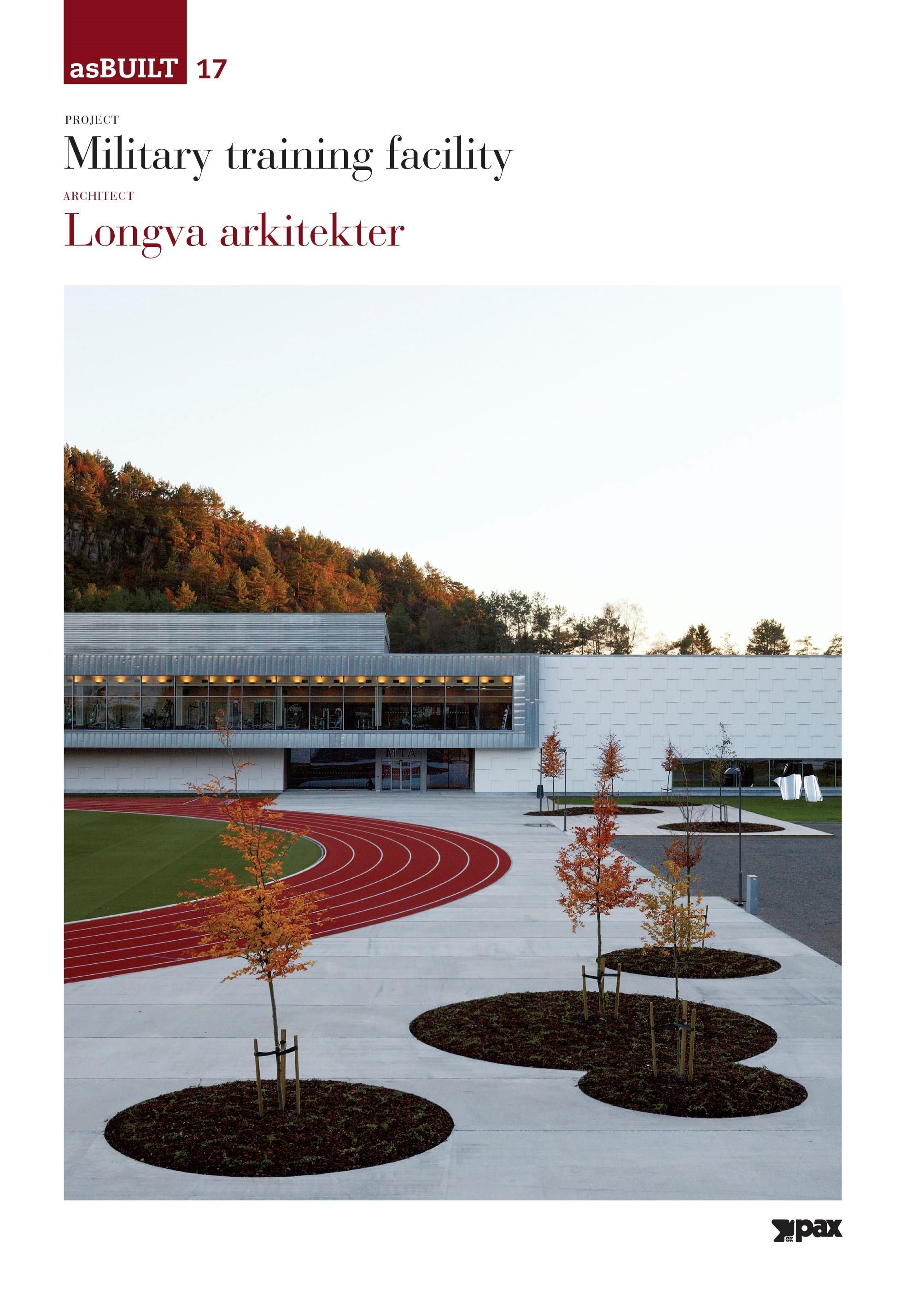 Project Military training facility, architect Longva arkitekter