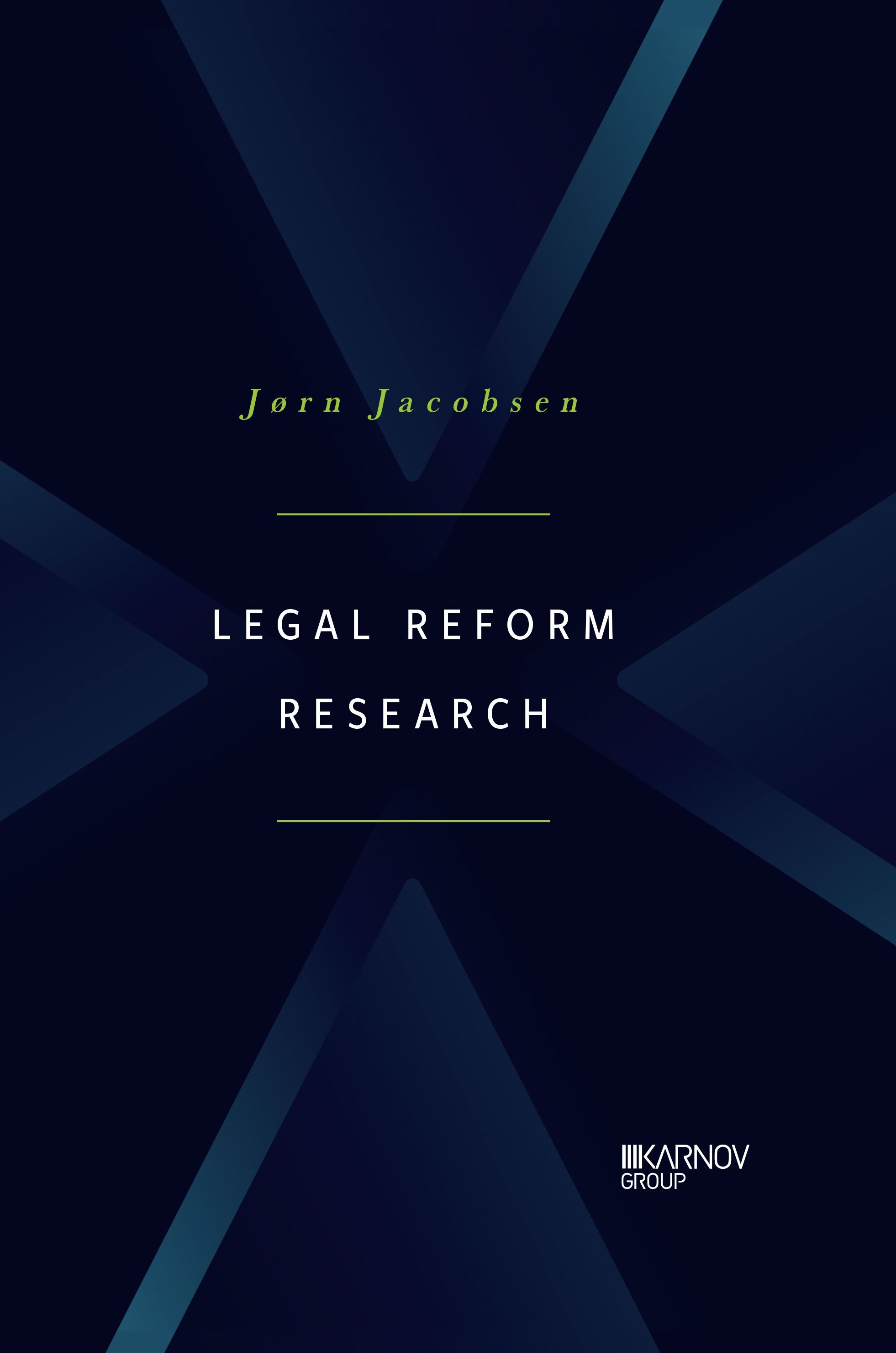 Legal reform research : groundworks for legal scholarship