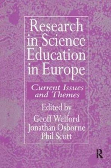 Research in science education in Europe