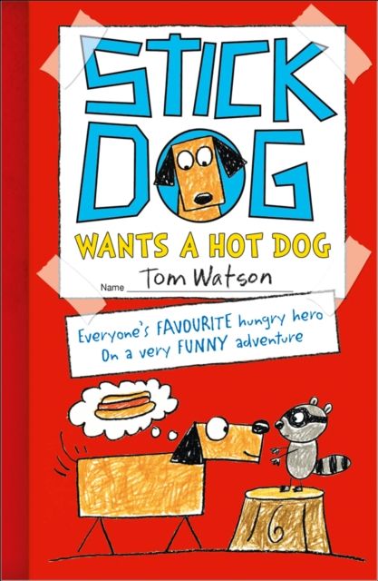 Stick dog wants a hot dog