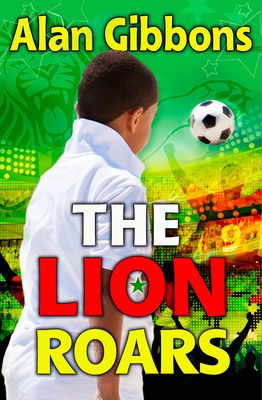 The lion roars