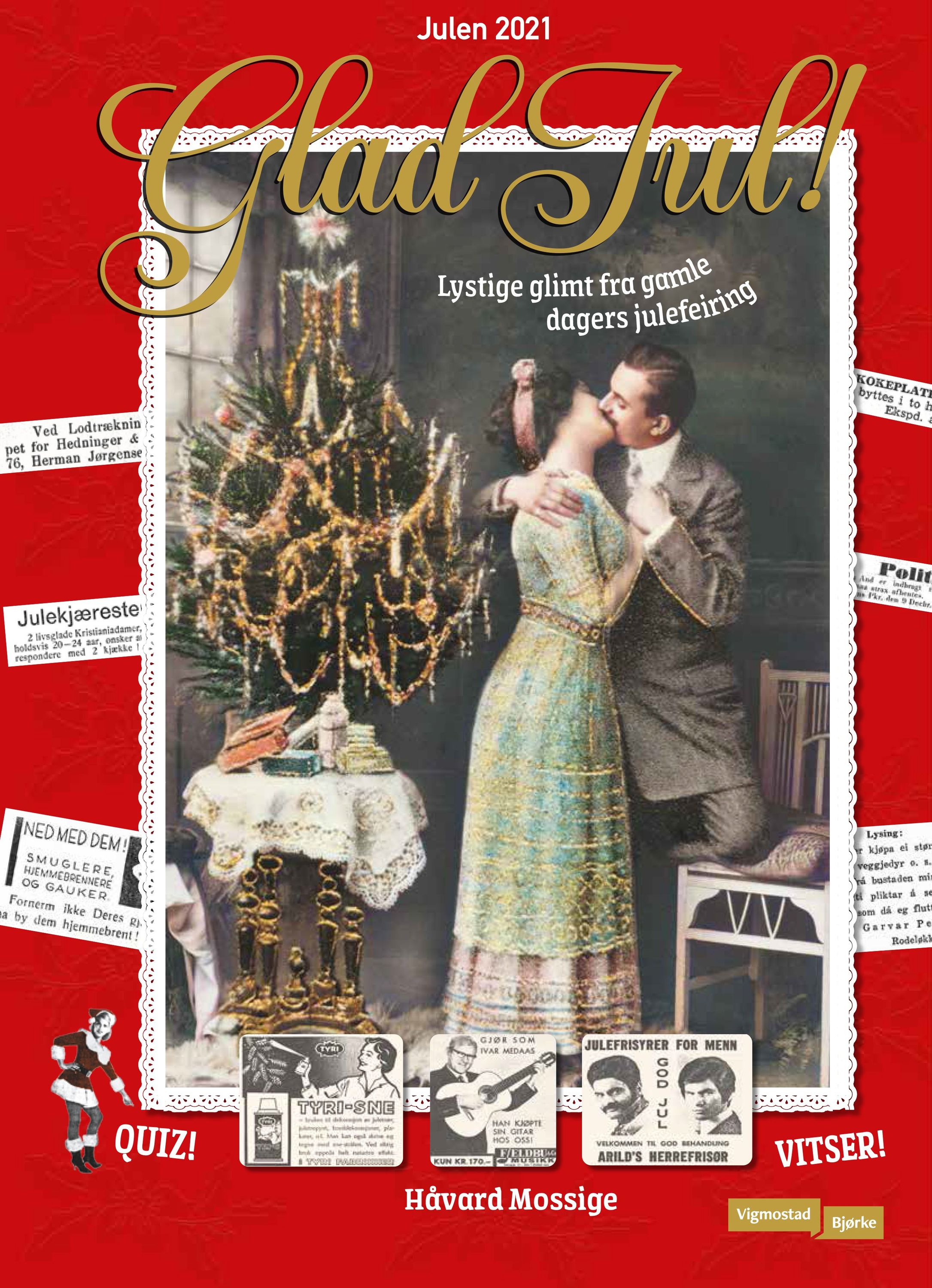 Forsidebilde av Glad jul! : lystige glimt fra gamle dagers julefeiring