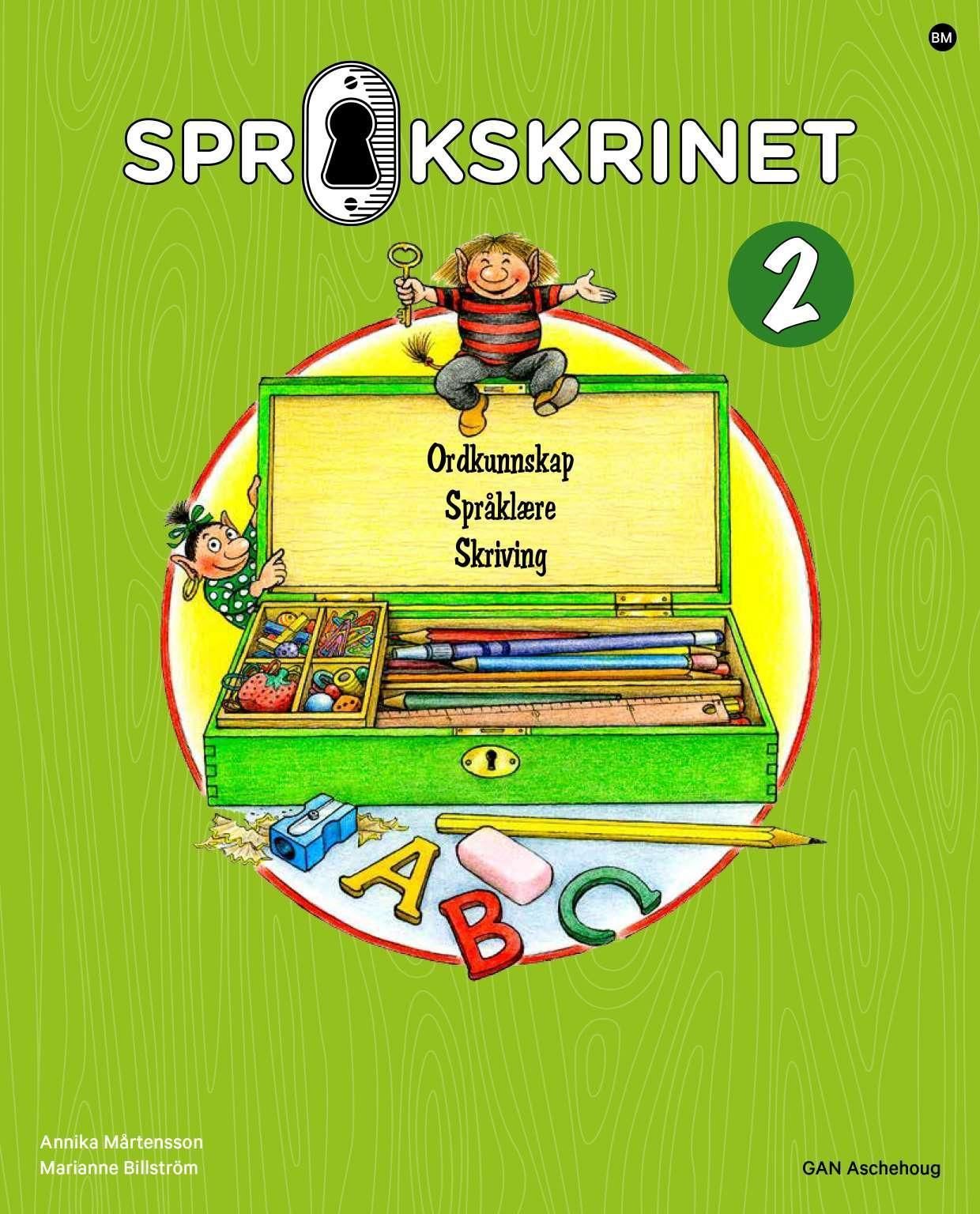 Språkskrinet 2 : ordkunnskap, språklære, skriving