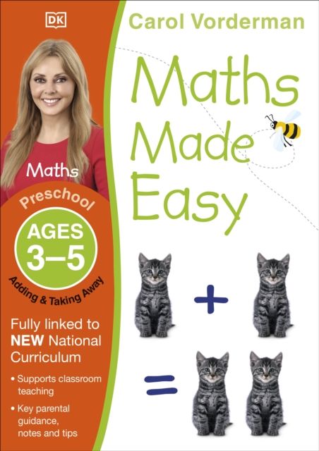 Maths Made Easy: Adding & Taking Away, Ages 3-5 (Preschool) : Supports the National Curriculum, Preschool Exercise Book