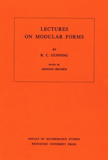 Lectures on Modular Forms