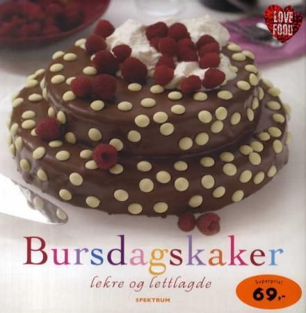 Forsidebilde av Bursdagskaker : lekre og lettlagde