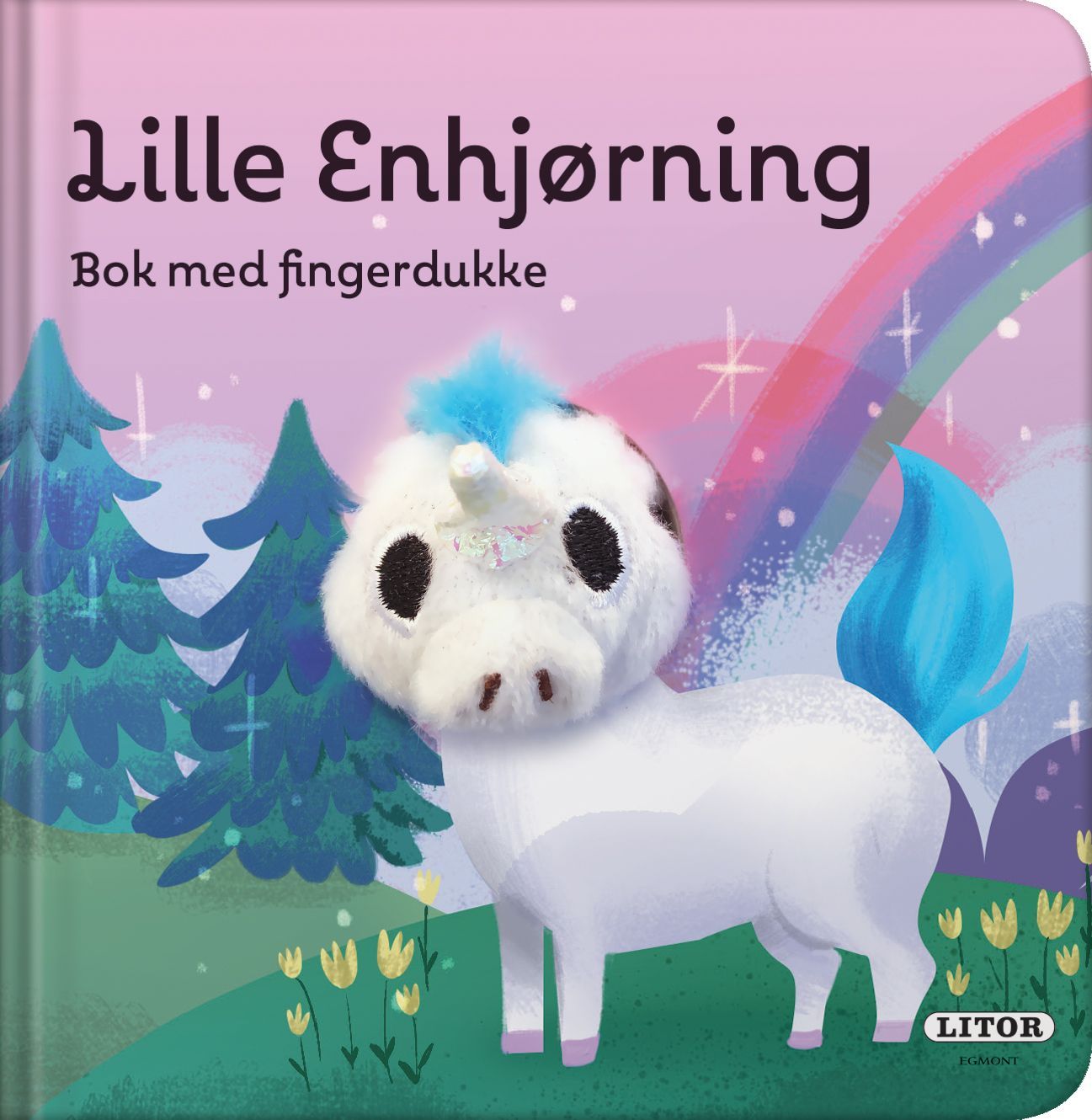 Lille enhjørning : bok med fingerdukke